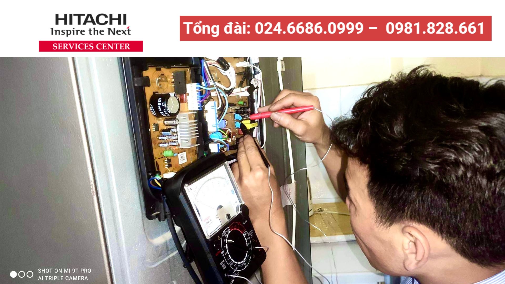 Hướng dẫn test xả đá trên tủ lạnh Hitachi - sửa tủ lạnh Hitachi uy tín (2)