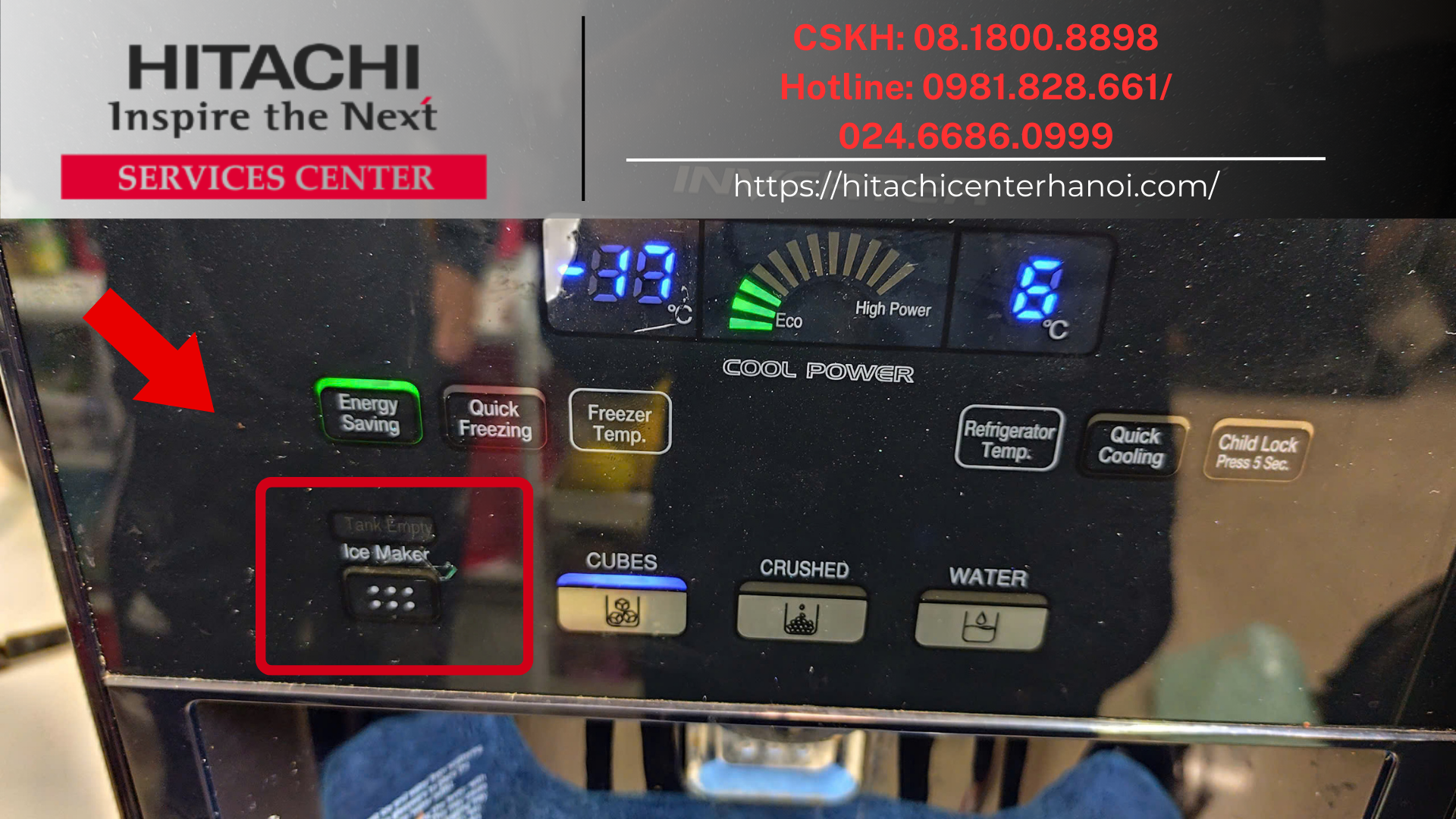 Kiểm tra đèn ice making