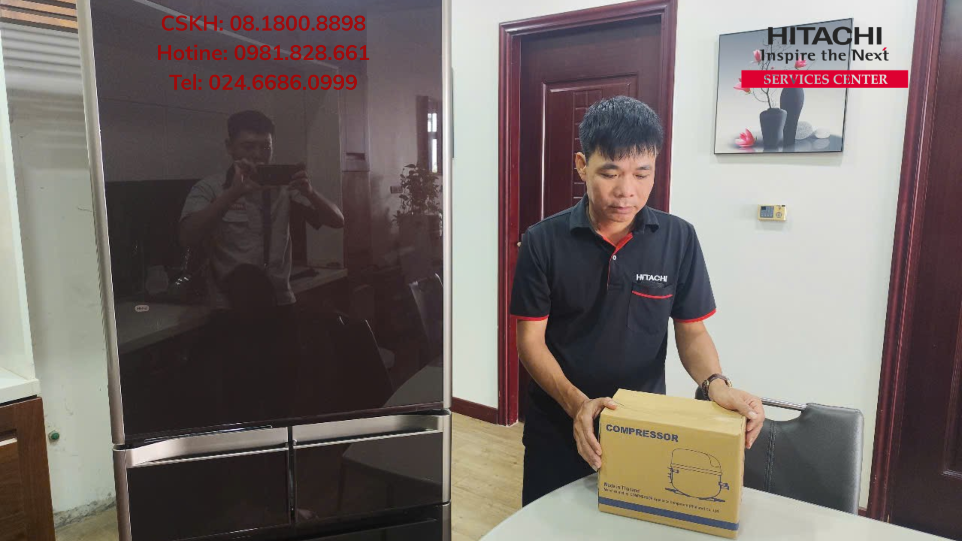 Cách đọc thông số block tủ lạnh Hitachi inverter - Cách phân biệt block chính hãng và hàng nhái (3) Cách đọc thông số block tủ lạnh Hitachi inverter - Cách phân biệt block chính hãng và hàng nhái (3)