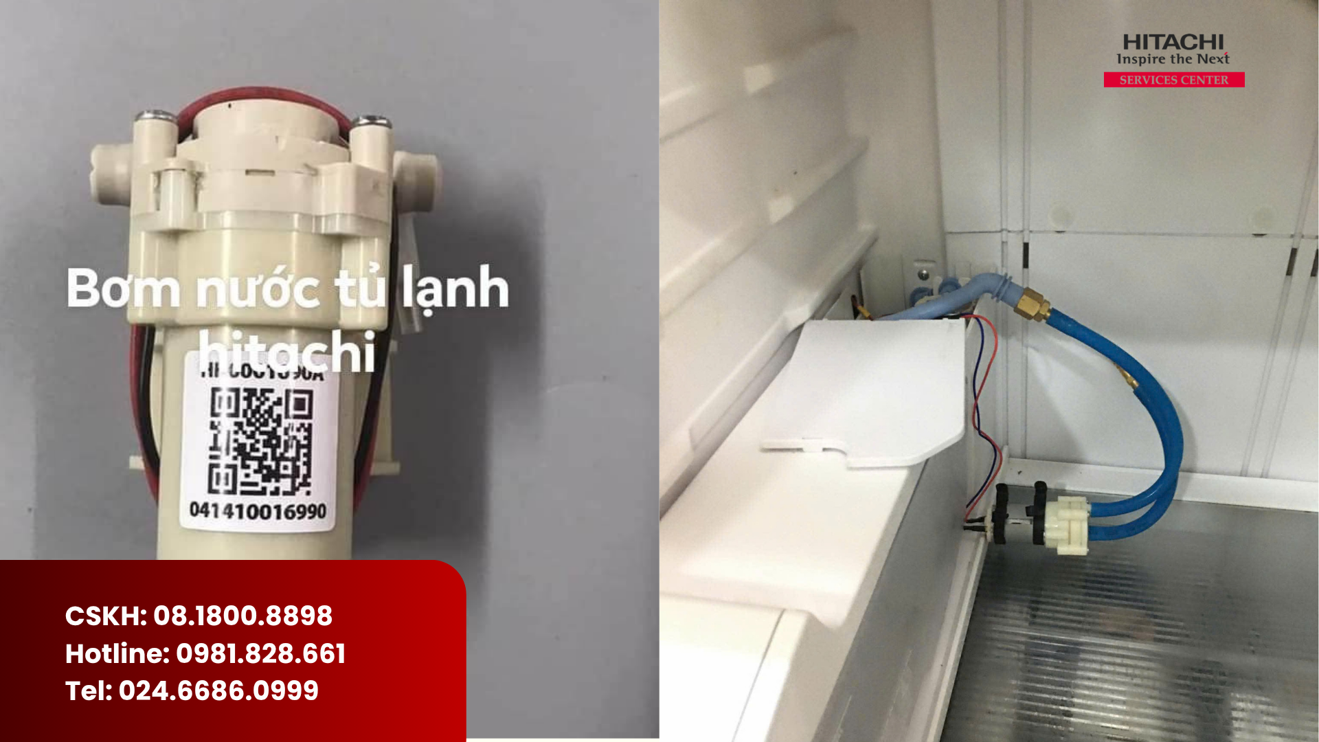 Sửa bơm nước tủ lạnh Hitachi nhanh chóng, chính hãng (2) Sửa bơm nước tủ lạnh Hitachi nhanh chóng, chính hãng (2)