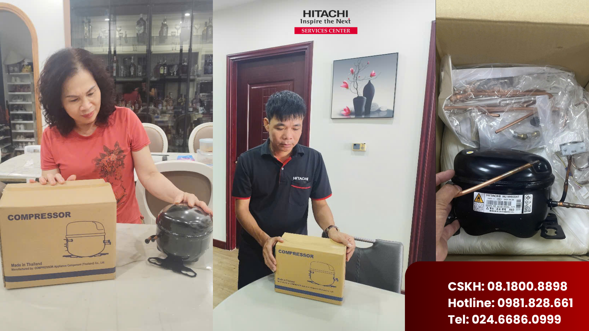 Thay lốc tủ lạnh Hitachi side by side: Giải đáp mọi thắc mắc (4) Thay lốc tủ lạnh Hitachi side by side: Giải đáp mọi thắc mắc (4)